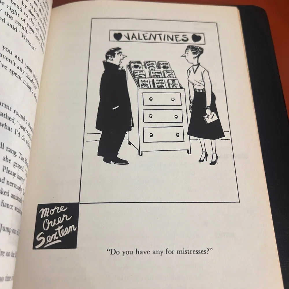 Vintage Over Sixteen and More Over Sixteen Grayson Adult Humor Book Set 1950s